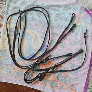 Western head stall with split reins